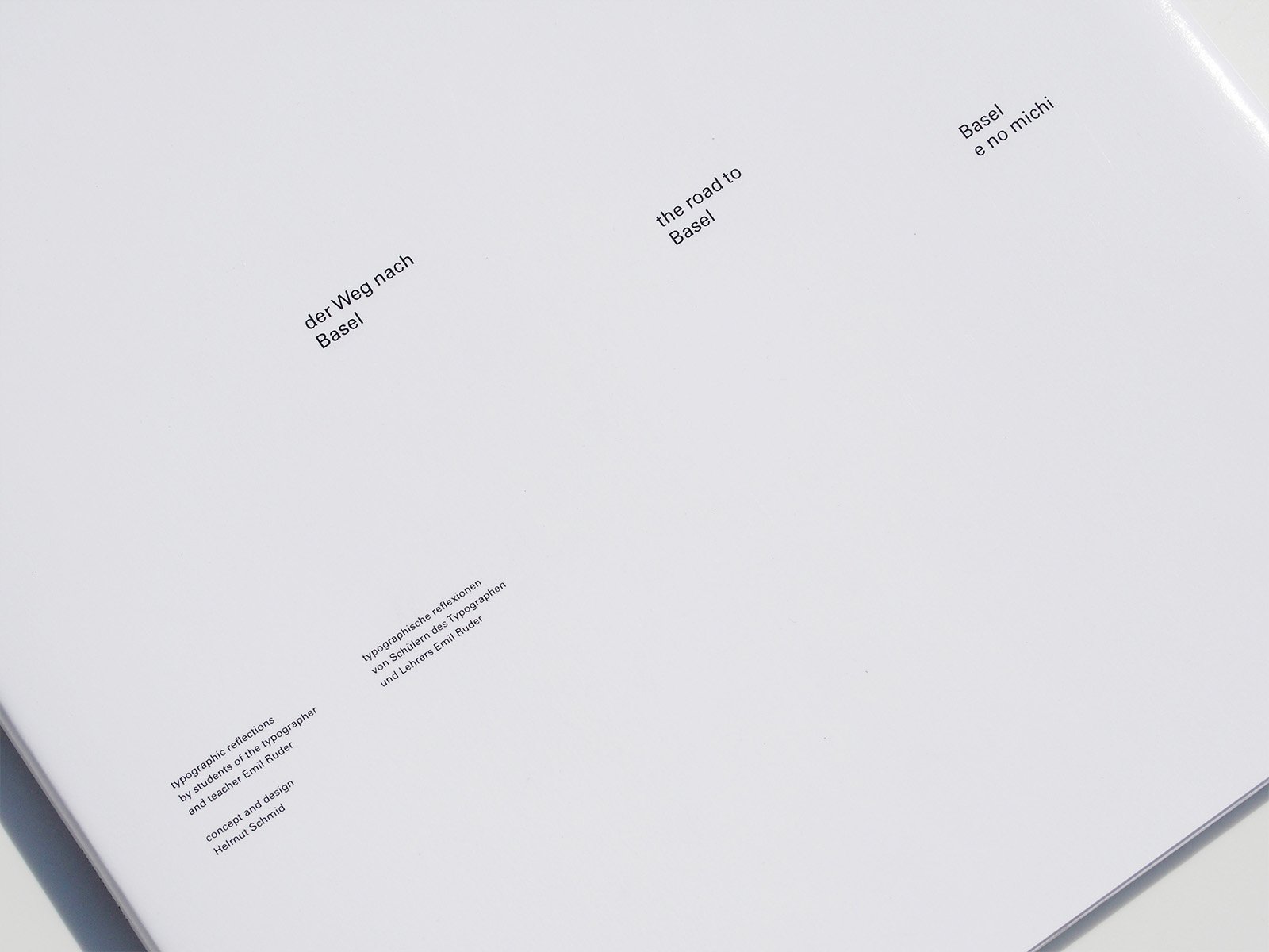 the road to basel B | PAGE SPREAD