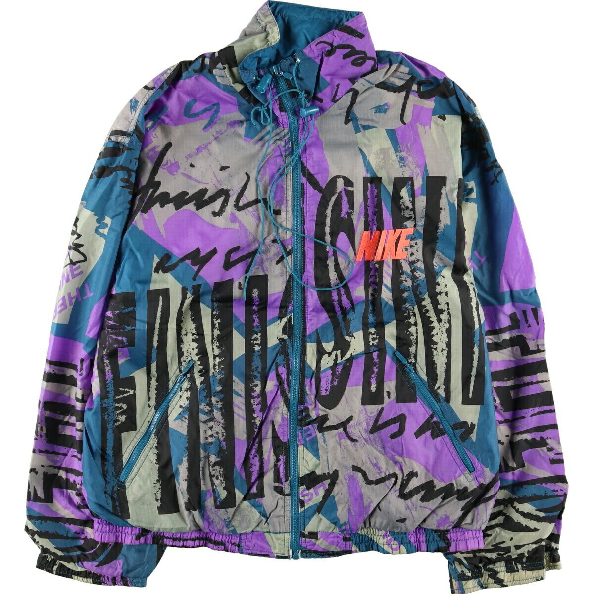 楽天市場】古着 90'S ナイキ NIKE 銀タグ 総柄 ナイロンジャケット