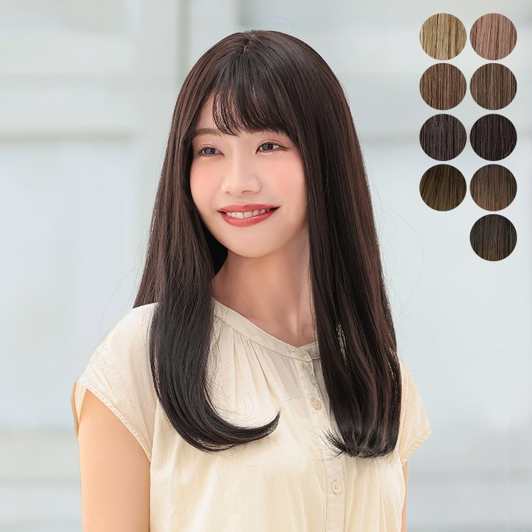 楽天市場】【リニューアル】ウィッグ ロング ミディアム フルウィッグ