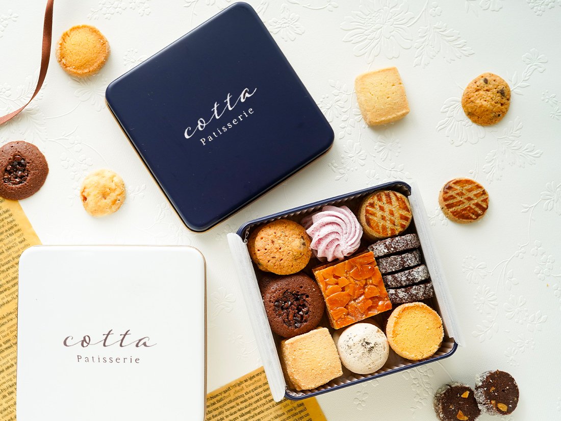 cottaオリジナルスクエア缶 見積もりフォーム | お菓子・パン材料