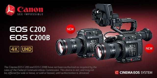Canon EOS C200B Cinema Camcorder Body Only - EF Lens Mount - Adorama