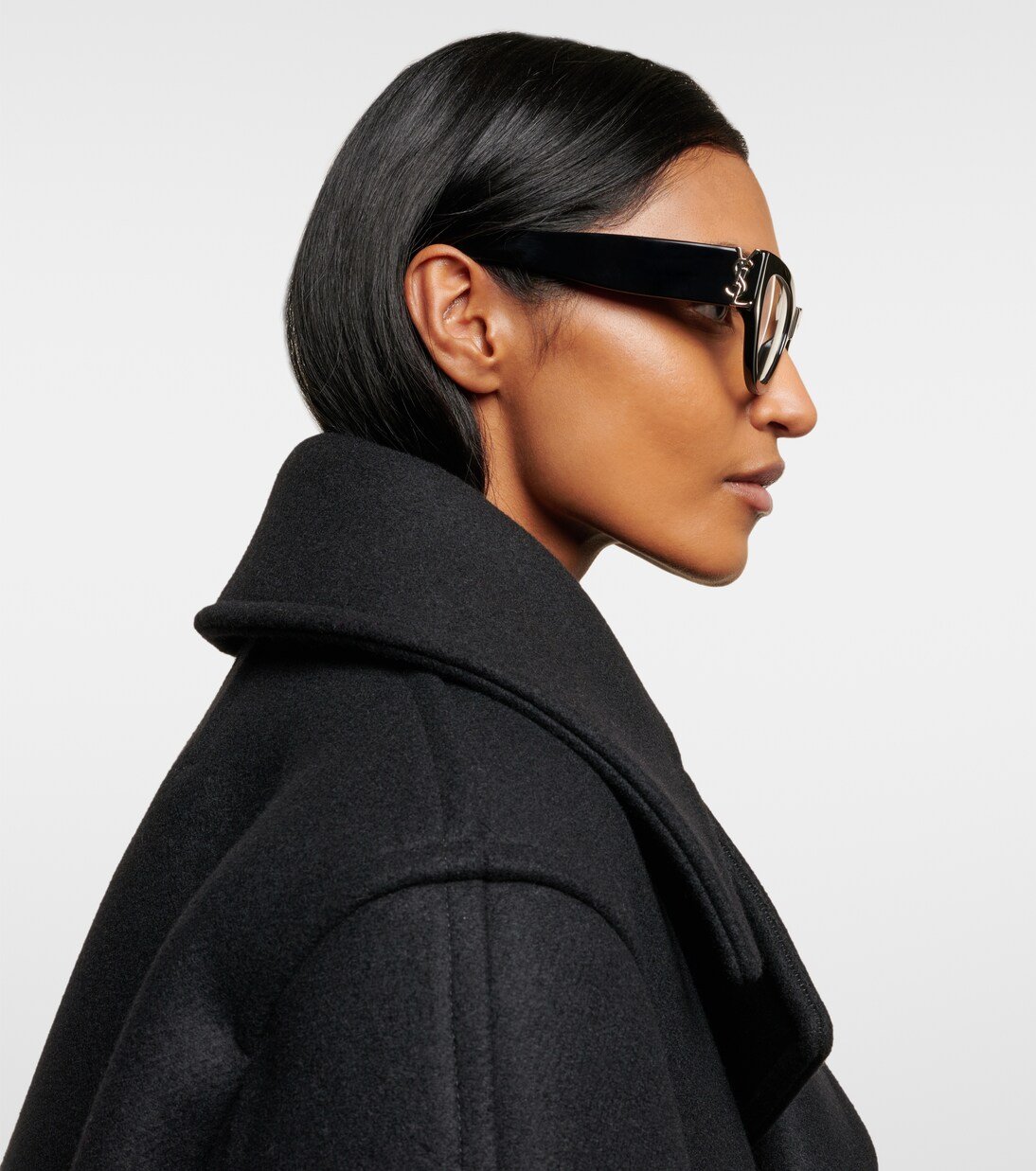 SL-M94 cat-eye glasses in black - Saint Laurent | Mytheresa