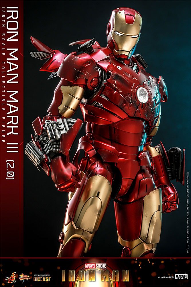 Iron Man Mark III (2.0) Sixth Scale Figure by Hot Toys | Sideshow