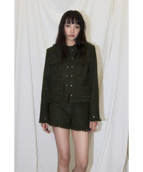 LAGUA GEM（ラグアジェム） パンツ TWEED COMPACT ショートパンツ