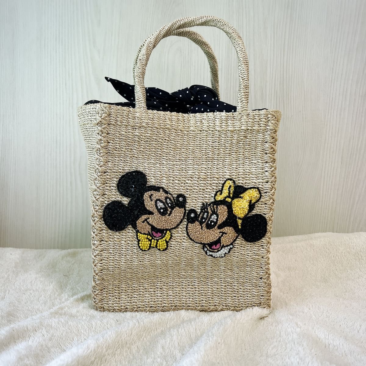 限定品】BEAMS BOY Disneyミッキーミニー45th別注かごバッグ