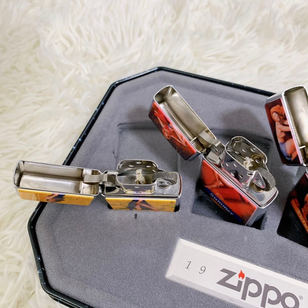 未使用品 PINUP girls ヴィンテージZIPPO 4本セット 1996年6月製造
