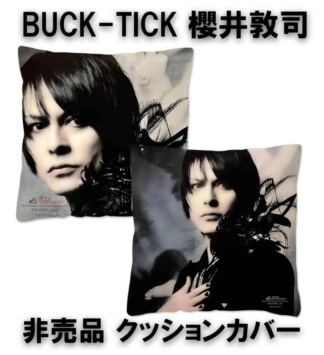BUCK-TICK 櫻井敦司 クッションカバー2枚セット BUCK-TICK 櫻井敦司