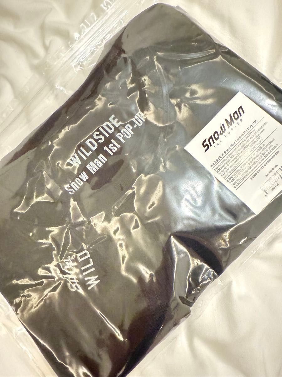 Snow Man 韓国 1st POPUP ポップアップ Tシャツ Mサイズ 入場特典付き