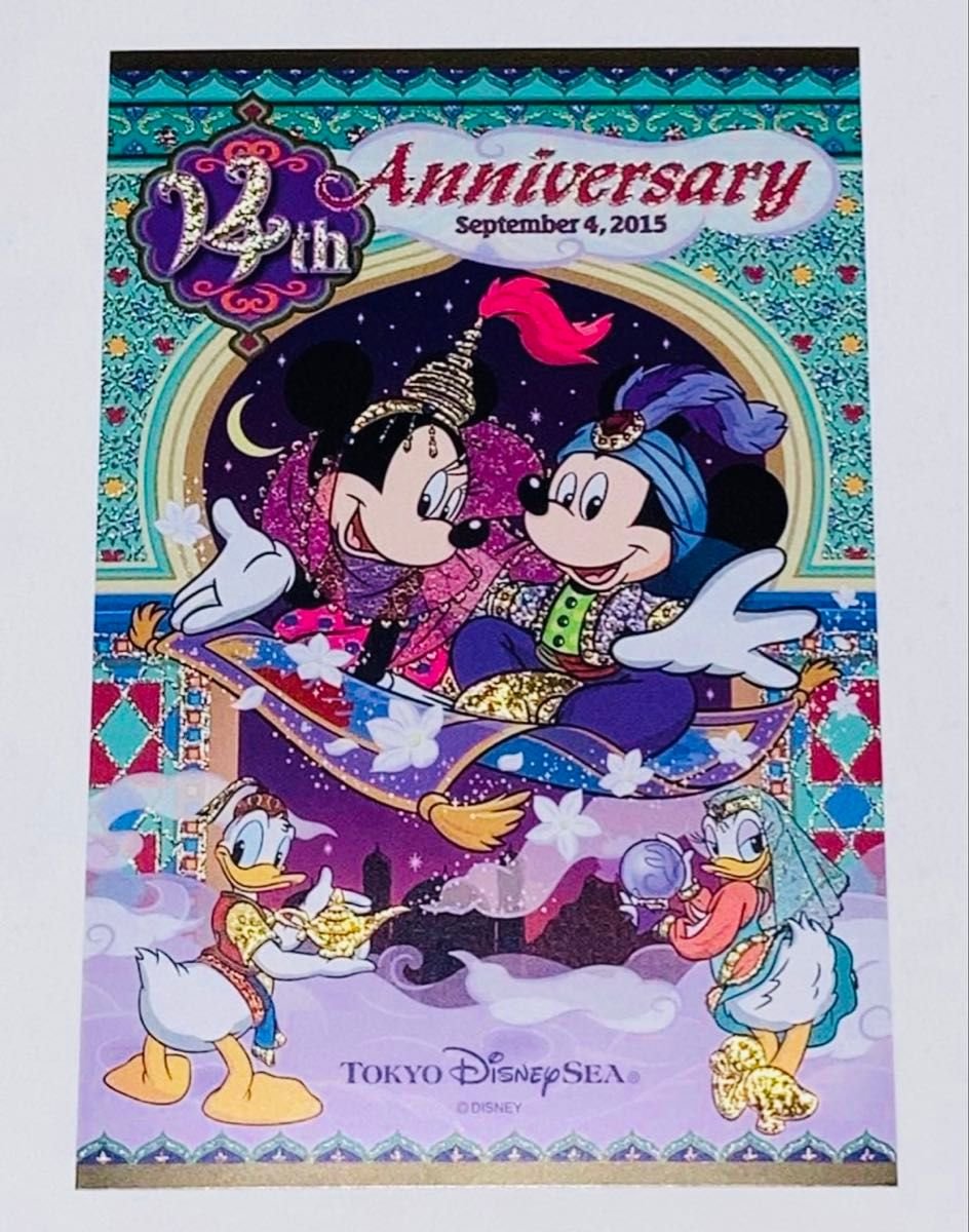 TDS 東京ディズニーシー 14周年 ポストカード ミッキー ミニー｜Yahoo