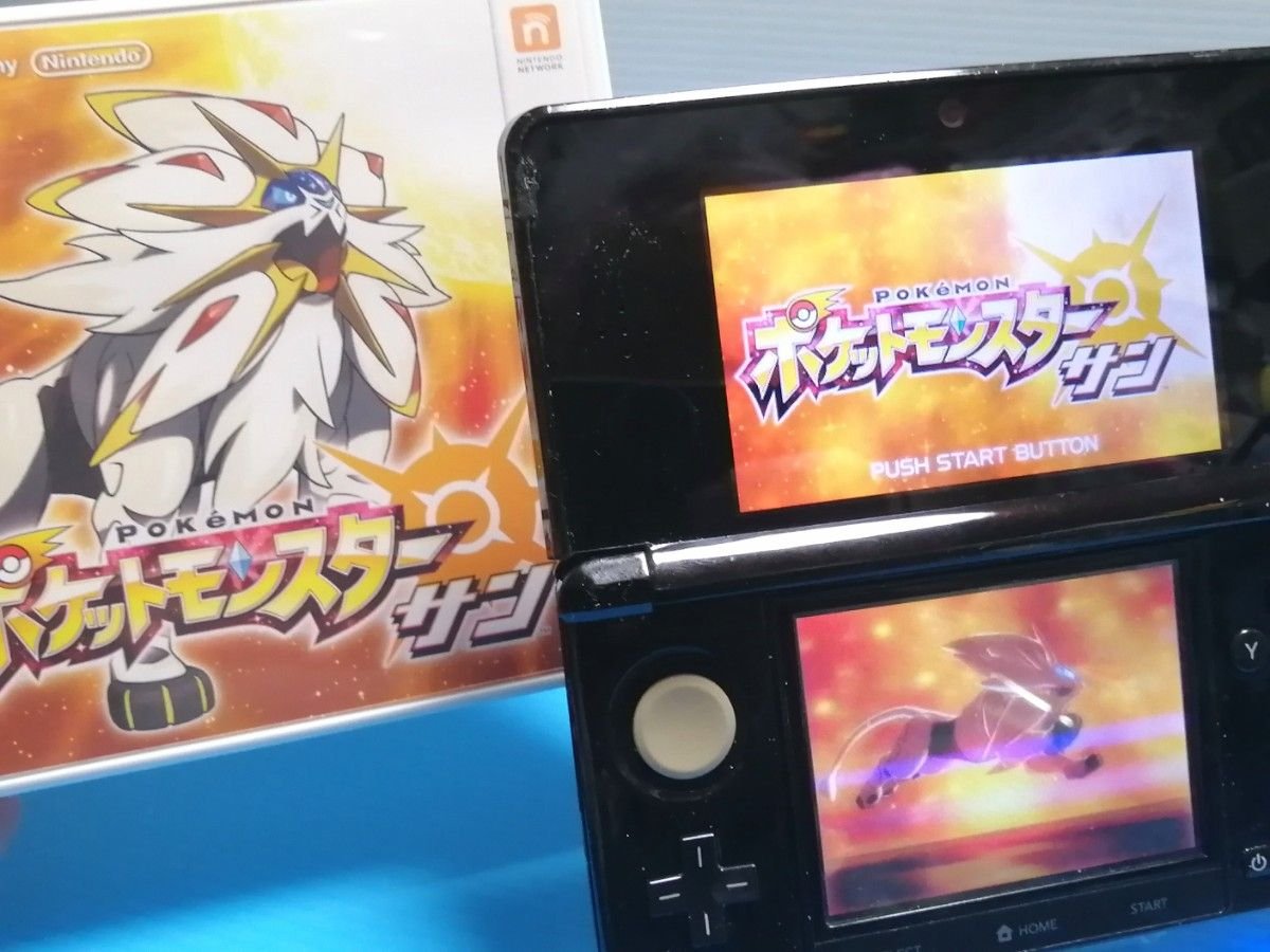 3DS ソフト ポケットモンスター サン + ムーン （初回封入特典ポケカ