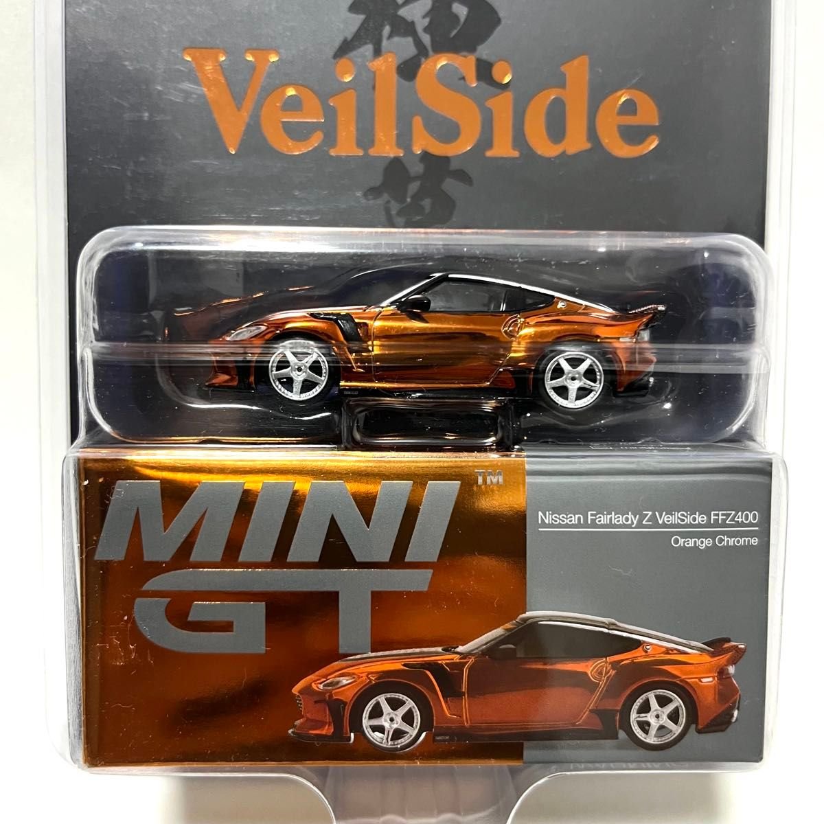 東京オートサロン 2026 限定 MINI GT Nissan Z VeilSide FFZ400 Orange