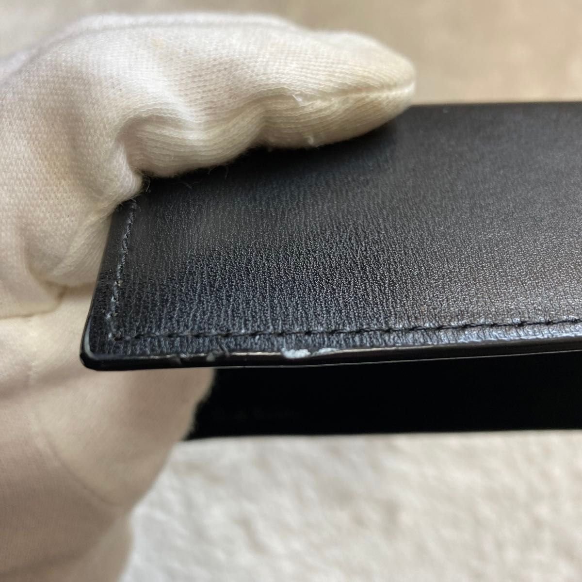 美品】 Paul Smith ポールスミス 名刺入れ ブラック マルチストライプ