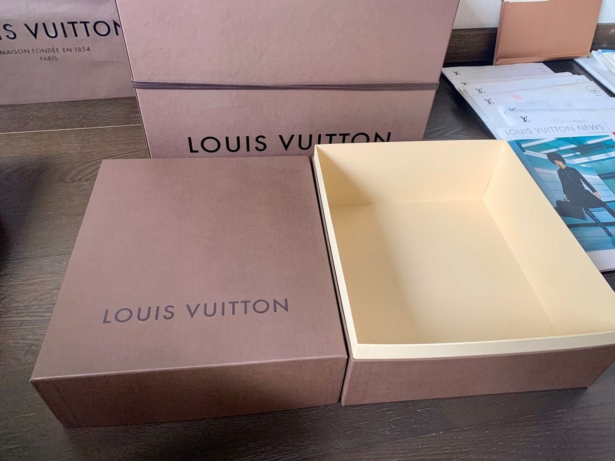 LOUIS VUITTON 空箱 ルイヴィトン 紙袋 ヴィトン ショッパー ボックス