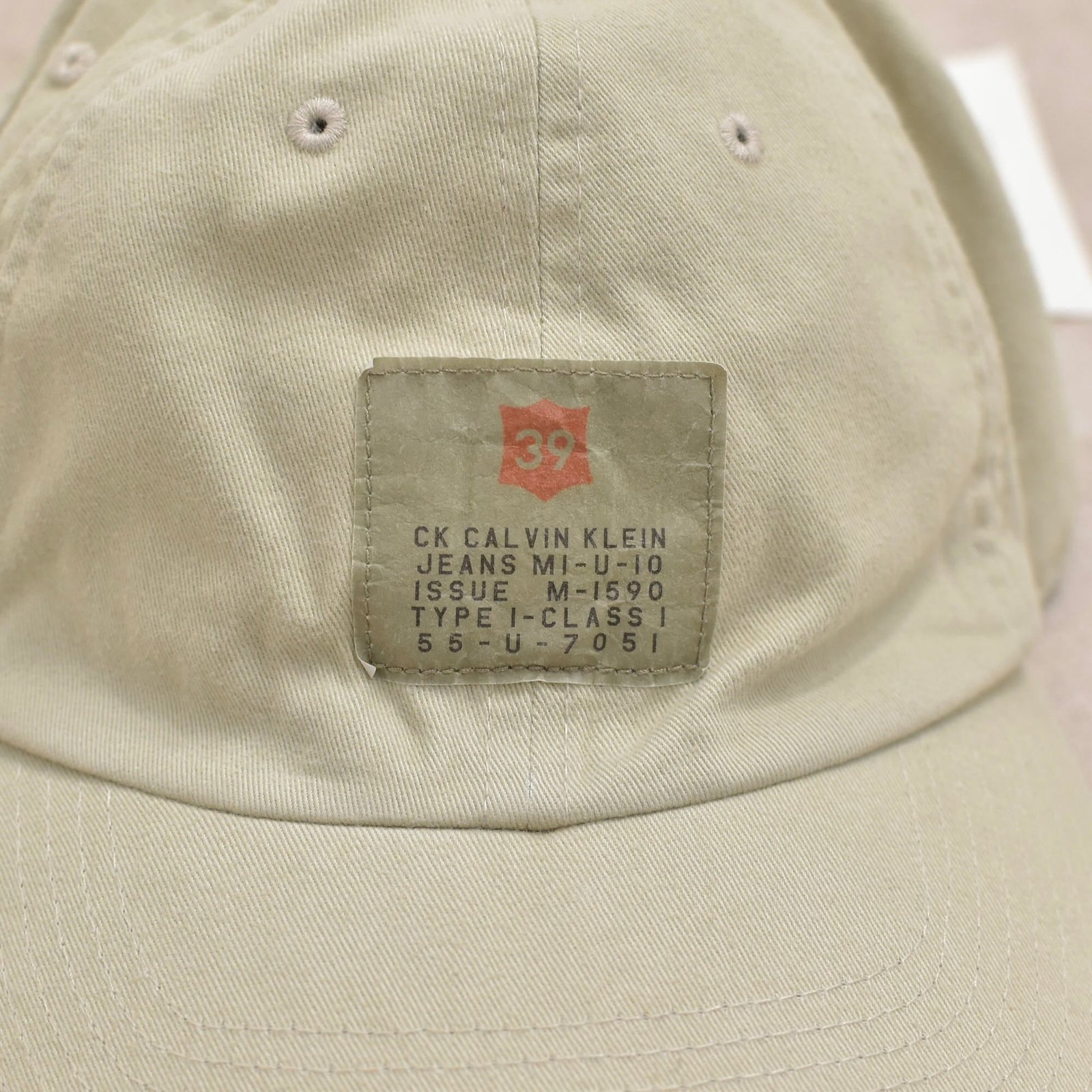 Deadstock 90s Calvin Klein Jeans panel cap | 古着屋 grin days