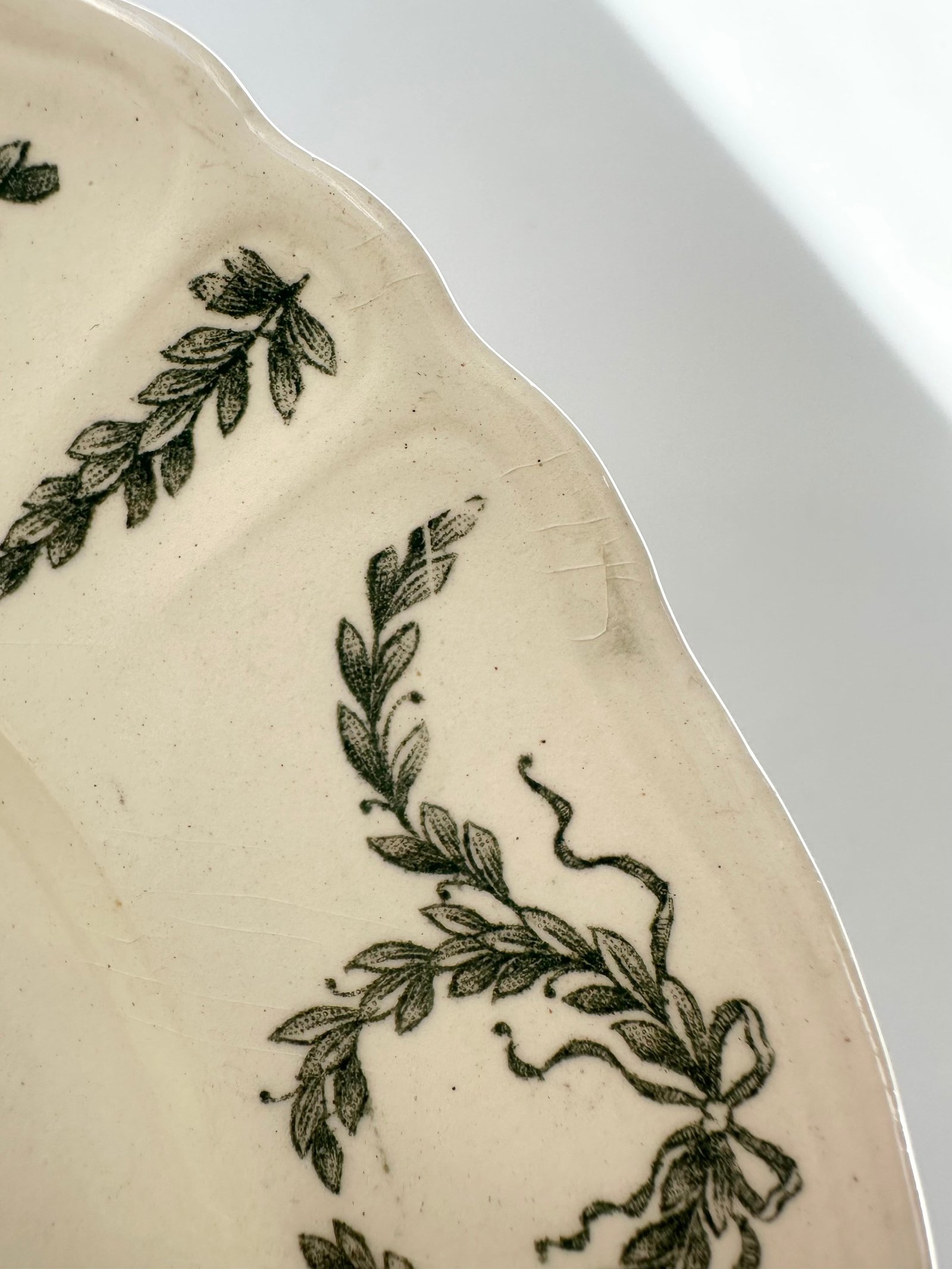 longchamp ロンシャン リボン フランス アンティーク プレート 皿