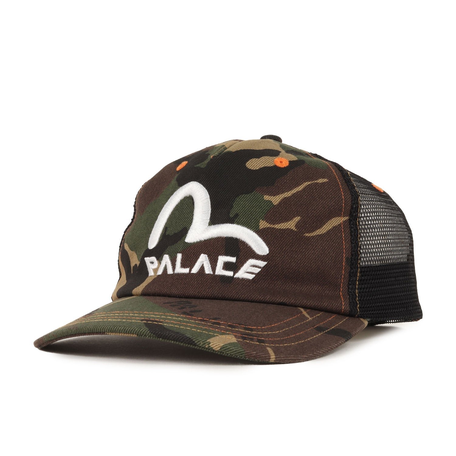 PALACE (パレス) 23SS ×EVISU カモメ カモフラージュ メッシュキャップ