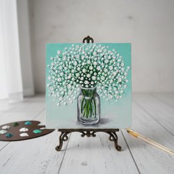 油絵 絵画 【海のお花畑】 絵画 HR 通販 14000269｜Creema(クリーマ