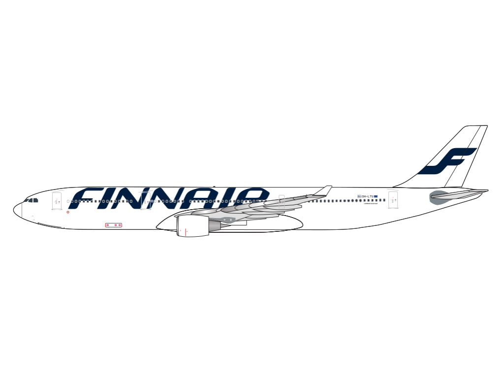 Finnair Airbus A330-300 OH-LTU - Jumbolino-model.com