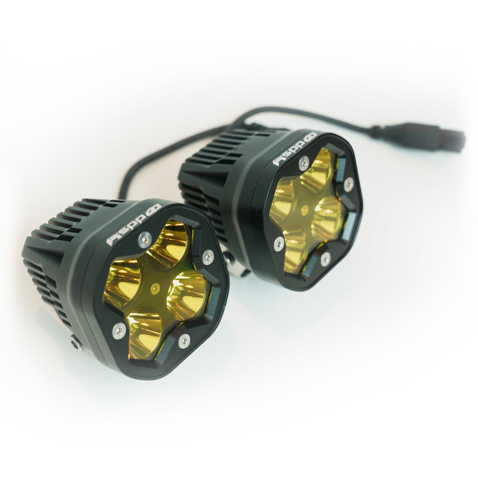 Dark Defense DDS4 PRO 60W 6000+ Lumen 3″ Off-Road Pod Lights (2