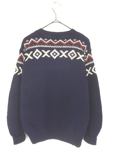古着 90s Polo Ralph Lauren 「Sucide Ski」 スキー ノルディック柄
