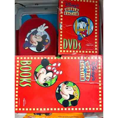 Disney World Of English Learning English System 2005 Cds DVDS