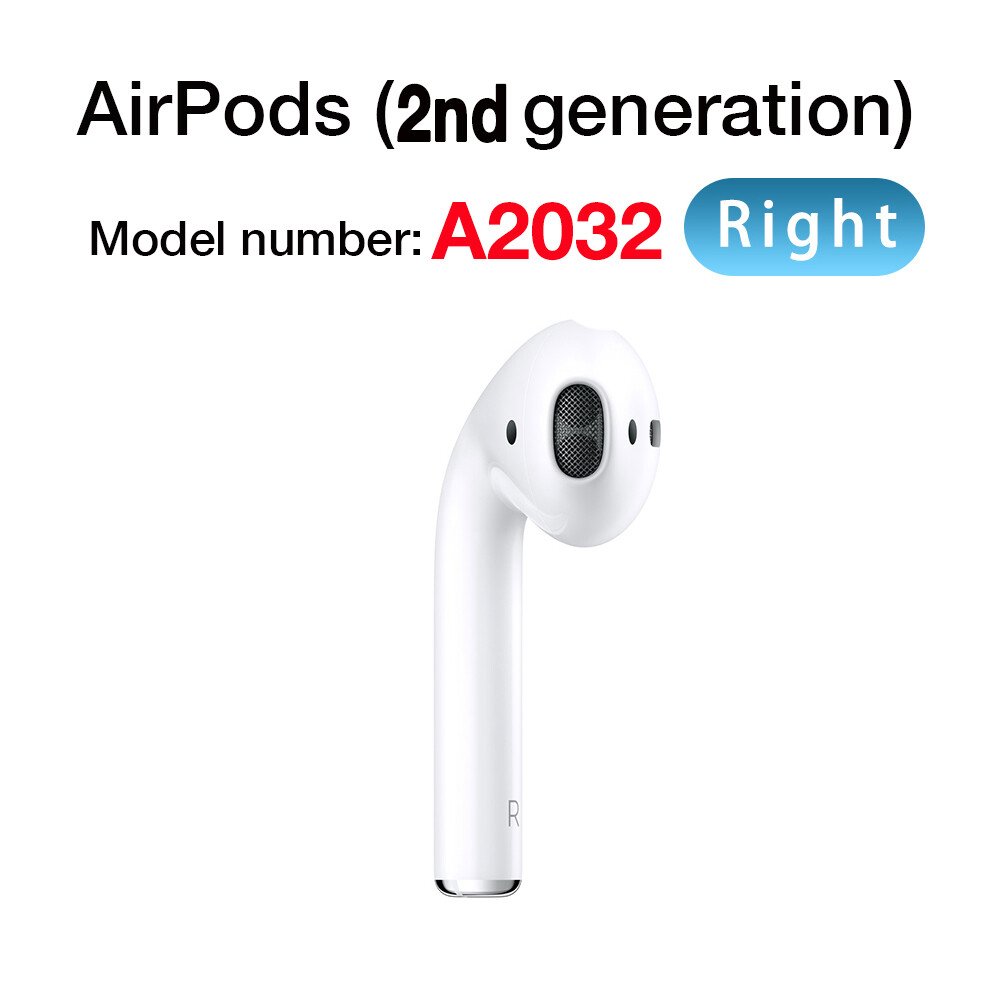 For Apple AirPods 2nd Generation A2032 Bluetooth Rigth Side