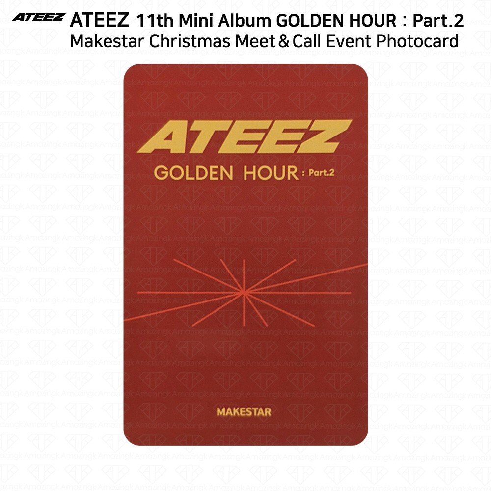 ATEEZ Golden Hour Part.2 Makestar Christmas Meet&Call Event