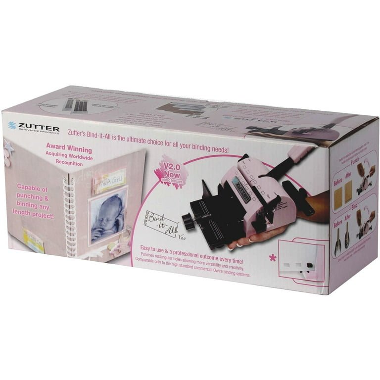 Zutter Innovative Bind It All Tool 2.0, Punch and Bind Albums