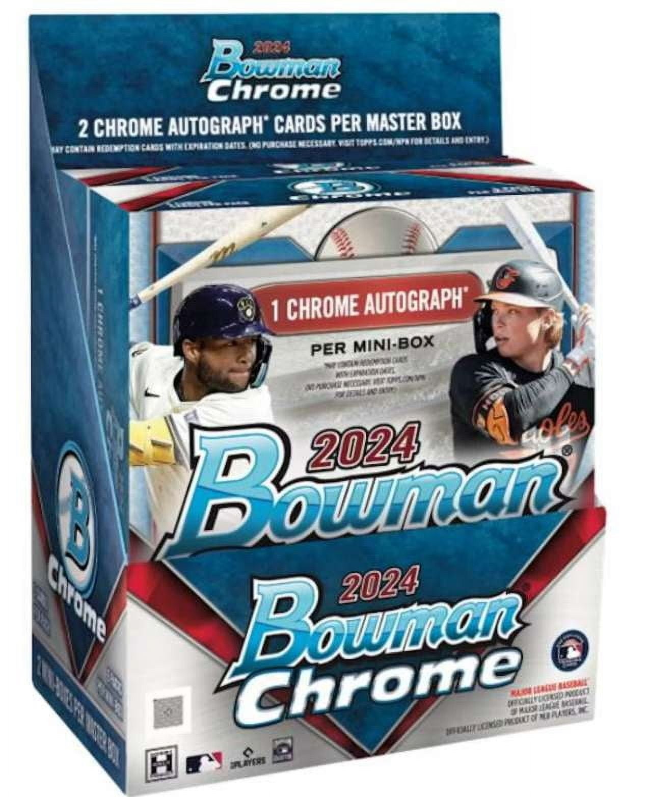 2024 Bowman Chrome Baseball Hobby Box - Walmart.com