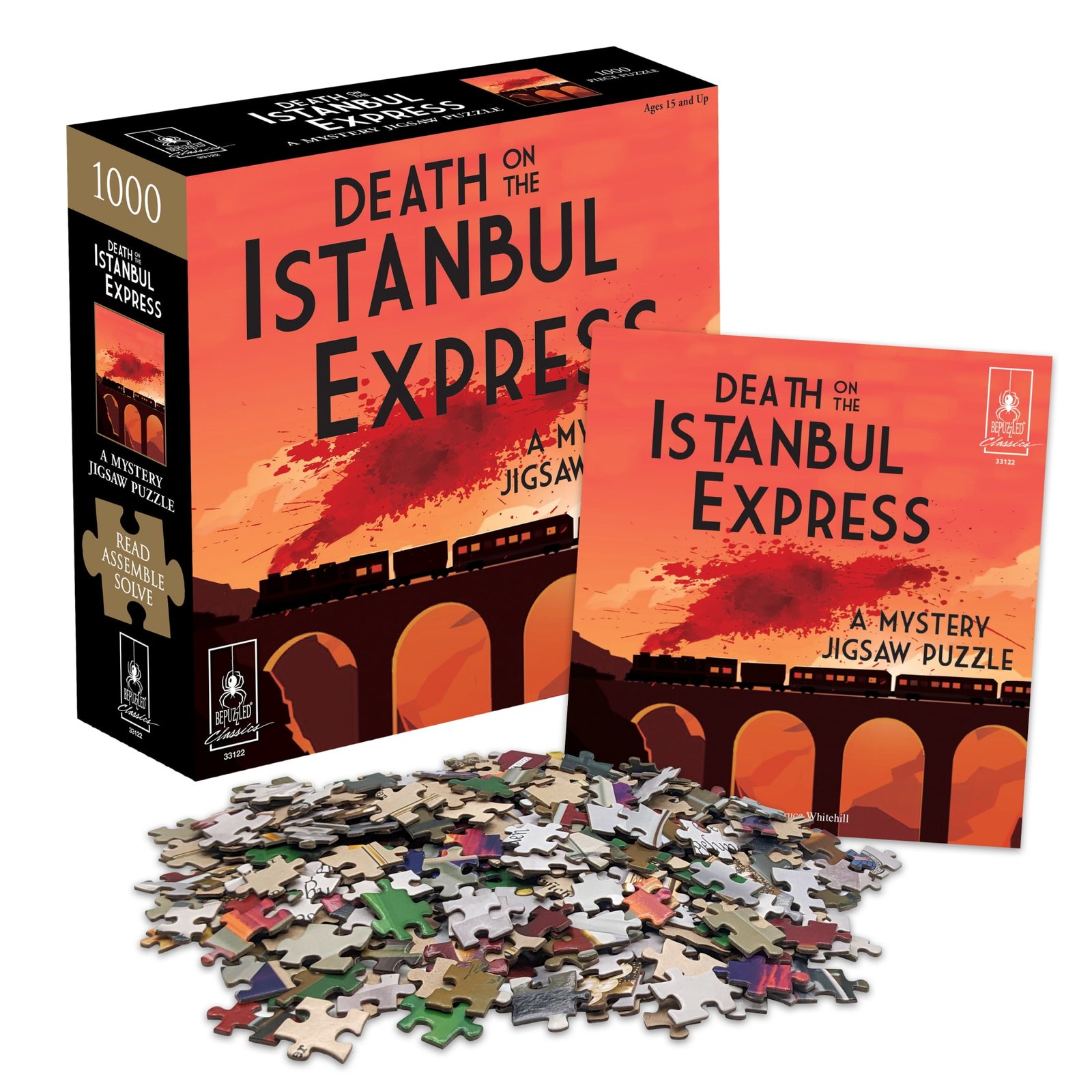 Murder Mystery Party, Classic Mystery Jigsaw Puzzle, Death on The