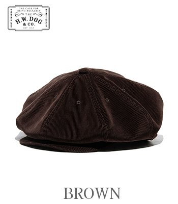 THE H.W.DOG&CO. BRISBANE MOSS|コーデュロイ|キャスケット|ハンチング