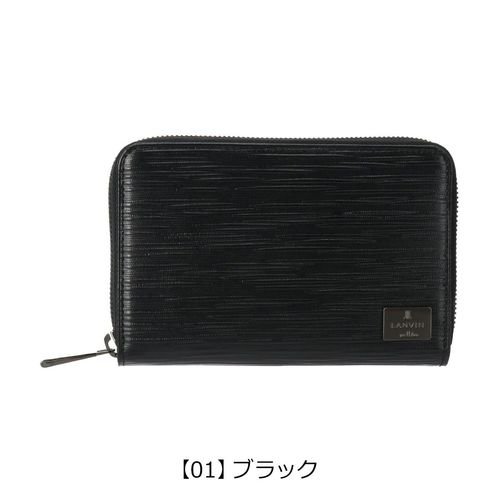 ランバンオンブルー 二つ折り財布 財布 二つ折り ラウンドファスナー