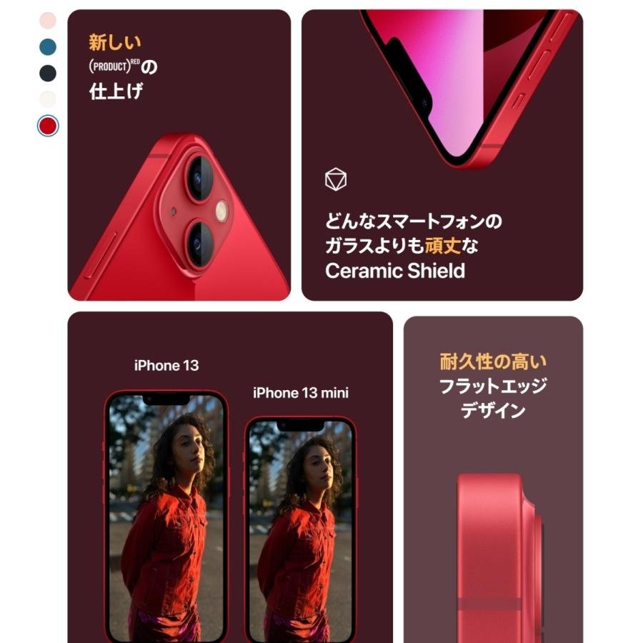 iPhone SIMフリー 未使用品 iPhone13 128GB プロダクトレッド