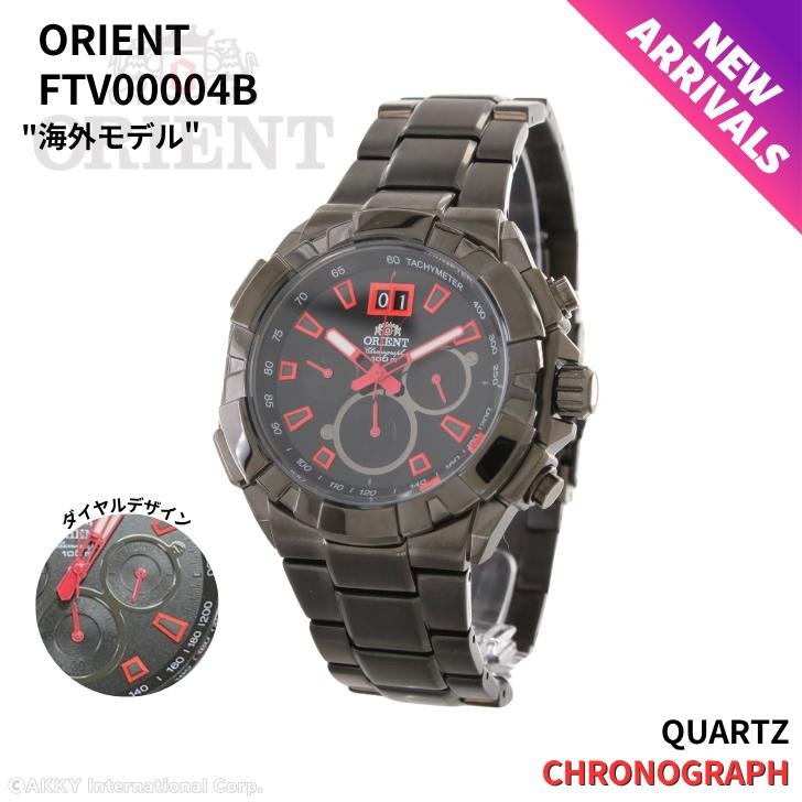 ORIENT（オリエント） 腕時計 クオーツ クロノグラフ タキメーター