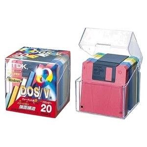 TDK 3.5インチ フロッピーディスク DOS/Vフォーマット カラーミックス