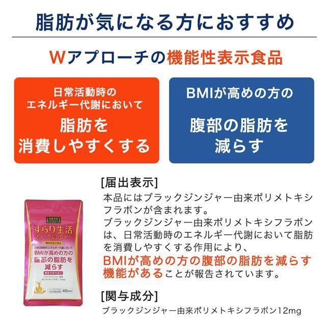 保阪流極 すらり生活 [機能性表示食品] 90粒 - 愛粧堂 [保阪流/BMI