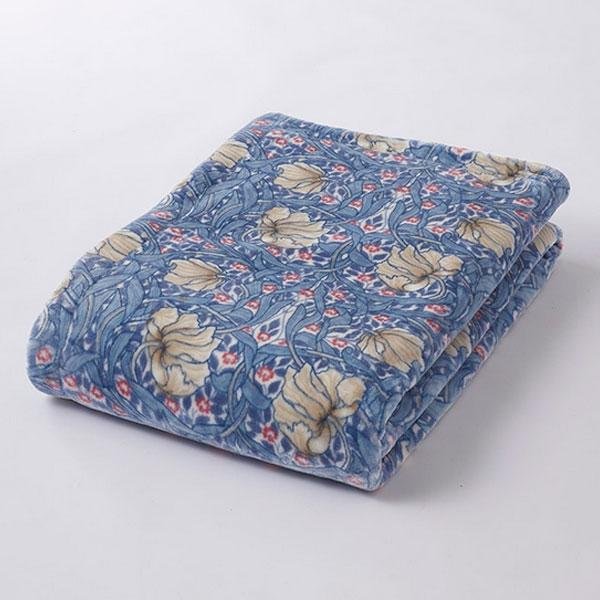 西川（nishikawa） モリス ギャラリー リバーシブル毛布 洗濯可能