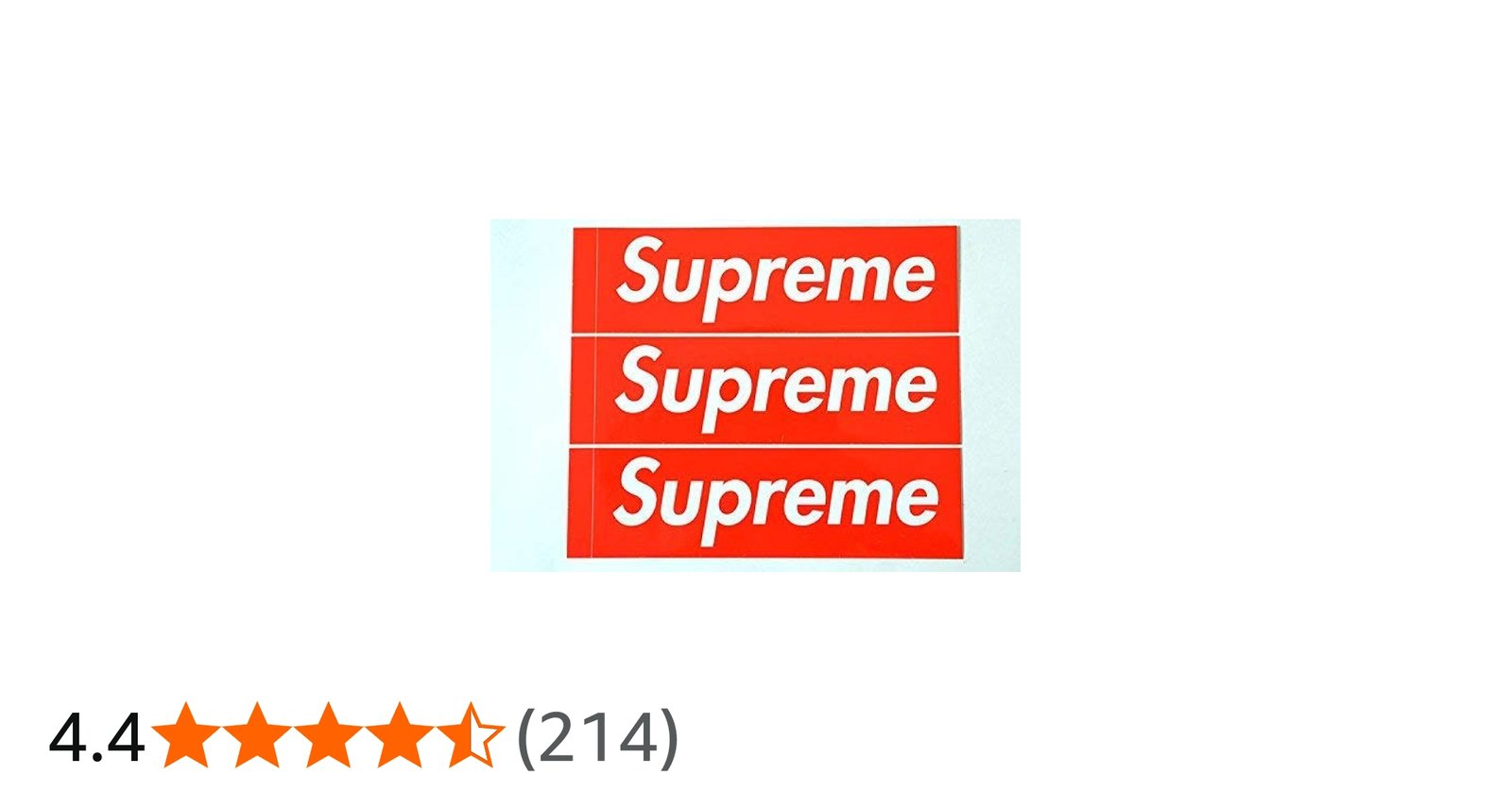 Amazon.co.jp: Supreme 3-Piece Classic SUPREME Sticker Box Logo