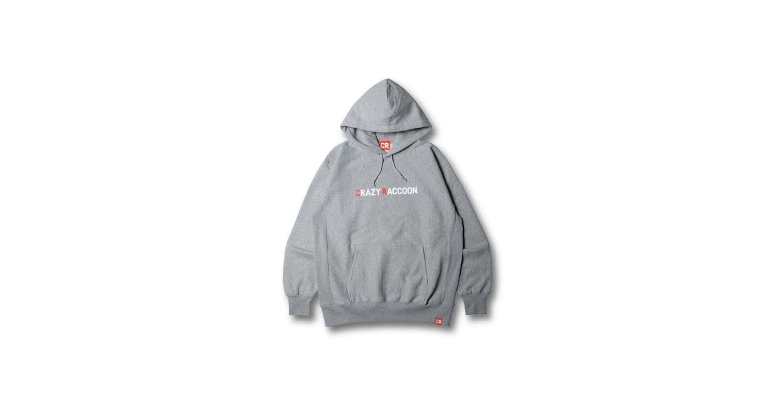 Amazon.co.jp: crazy raccoon CR LOGO HOODIE Lサイズ グレー