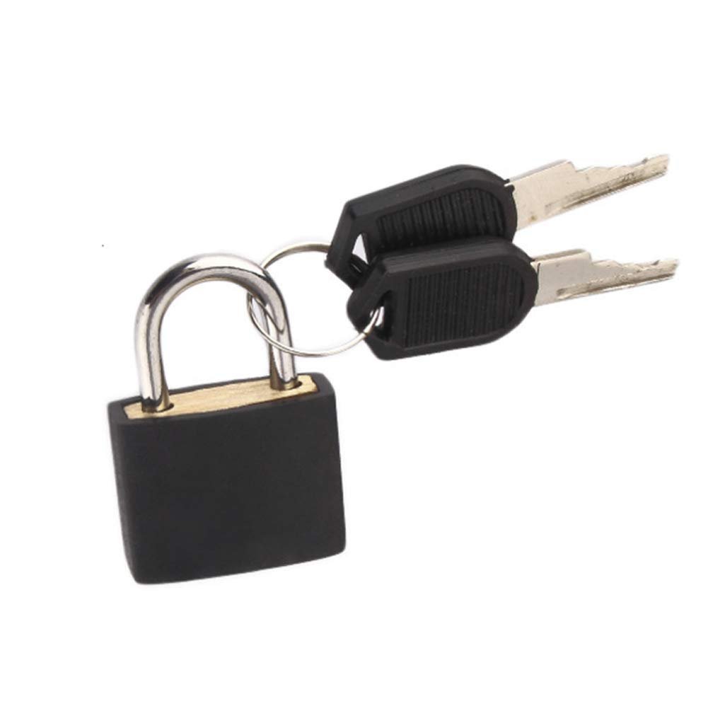2Set Mini Padlocks Set Luggage Locks with 2 Keys Waterproof Safely