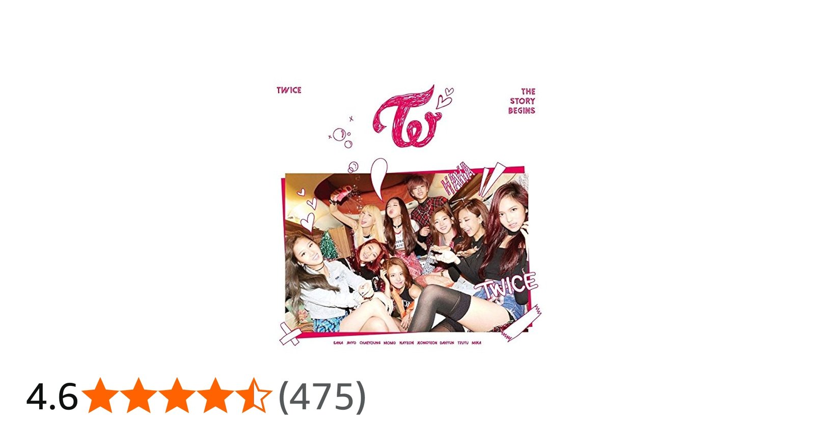 Amazon.co.jp: TWICE [THE STORY BEGINS] 1st Mini Album CD+Photobook