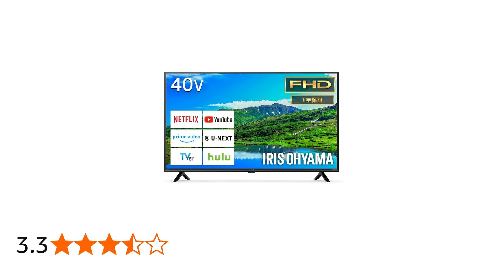 Amazon.co.jp: Iris Ohyama 2K Smart LCD TV, 40V Type, 40FEA20
