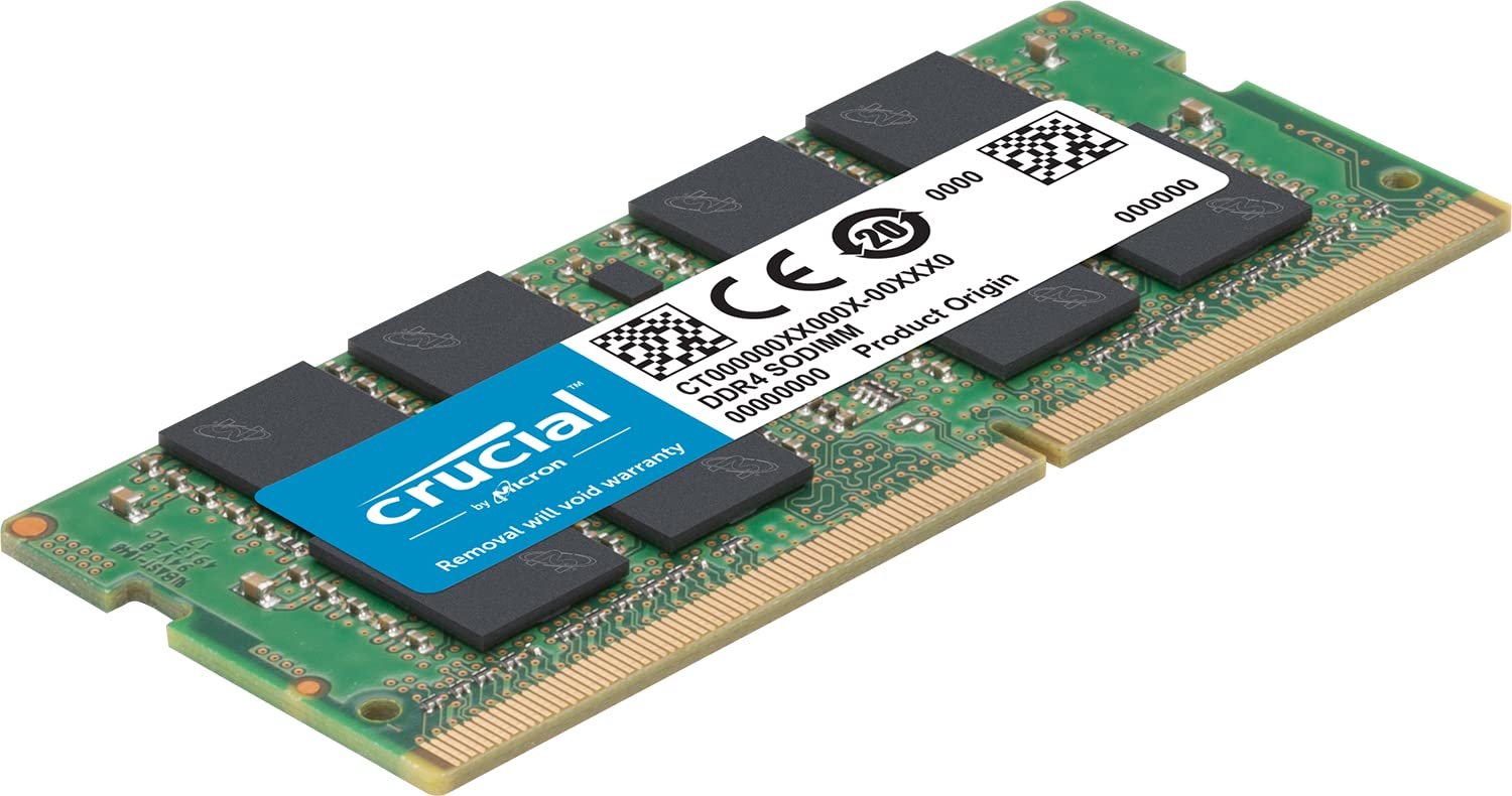 Crucial RAM 16GB DDR4 3200MHz CL22 (or 2933MHz or 2666MHz) Laptop
