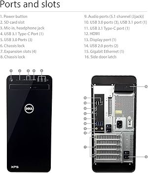 Amazon.com: Dell XPS 8930-7814BLK-PUS Tower Desktop - 8th Gen
