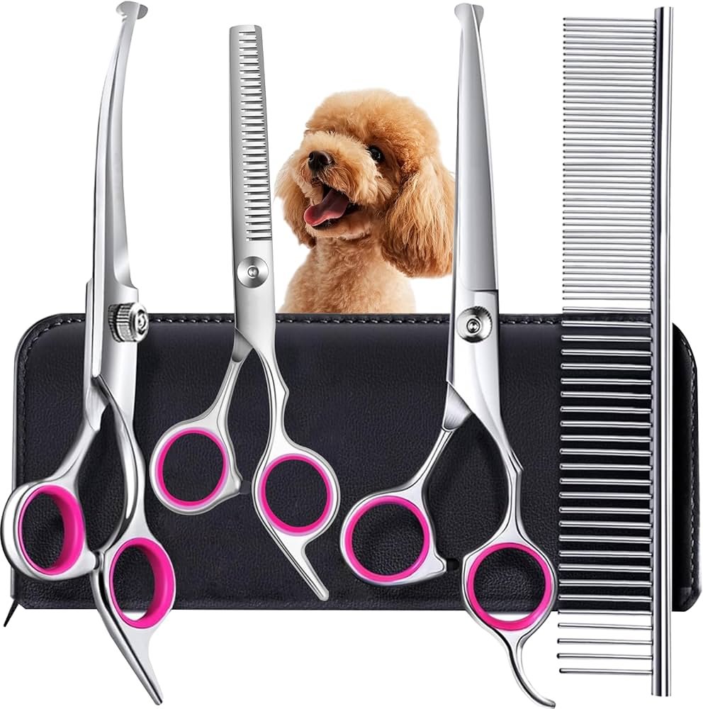 Amazon.co.jp: MGOXO トリミング ハサミ 犬用グルーミングはさみキット