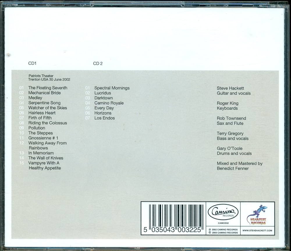 Steve Hackett - Live Archive Nearfest - Amazon.com Music