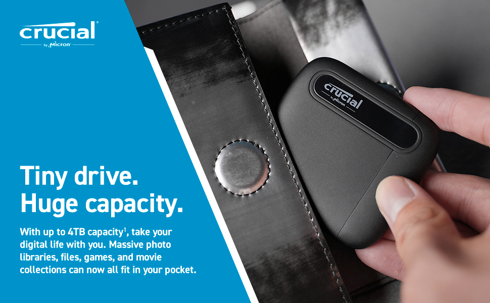 Amazon.com: Crucial X6 4 TB Portable Solid State Drive - Internal