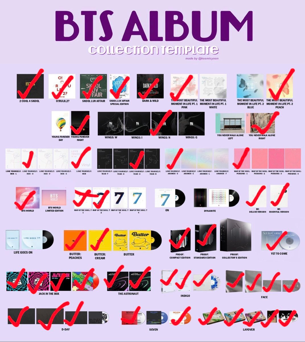 Someone add left and right CD also I have that too the only BTS