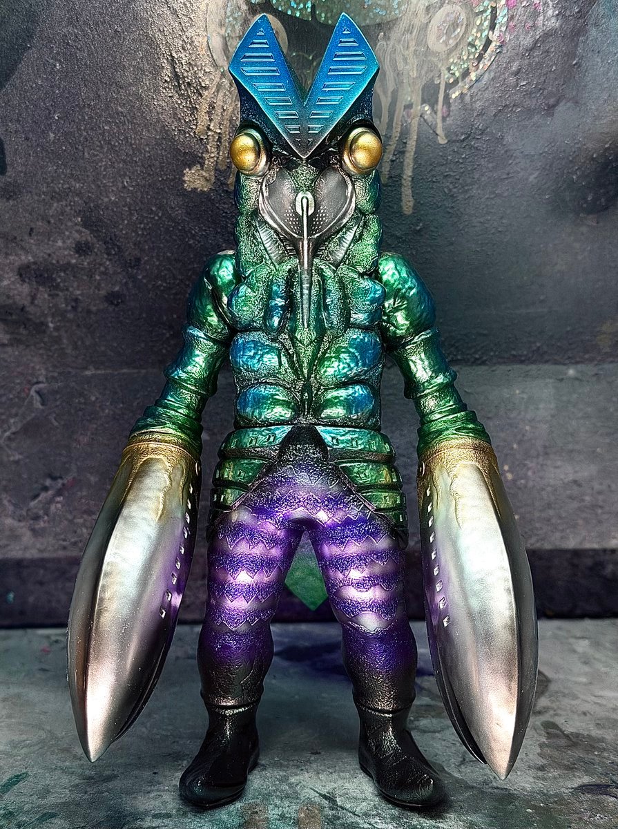 デフォルメ バルタン星人 吉良かずや×ギャロミ ギャロミカラー