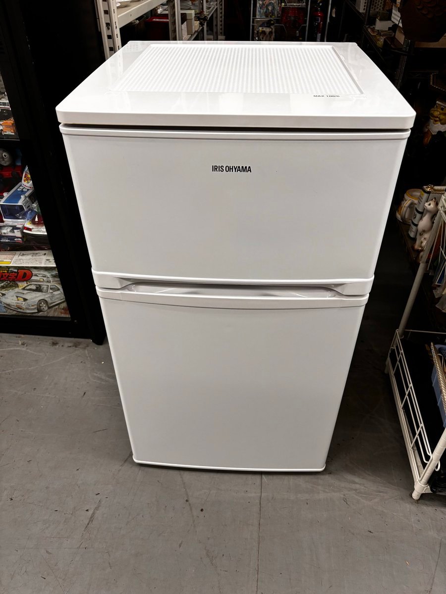 アイリスオーヤマ 2ドア冷凍冷蔵庫 AF81-W 入荷いたしました 全定格